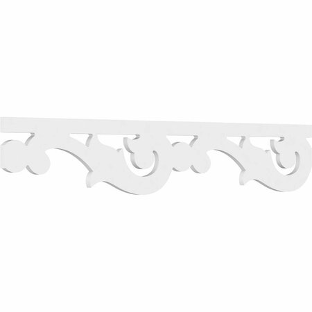 DWELLINGDESIGNS 8 x 48 in. Pitch 0.62 in. Jerome Architectural Grade PVC Running Trim DW2572293